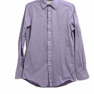 Michael Kors purple stripped button down shirt